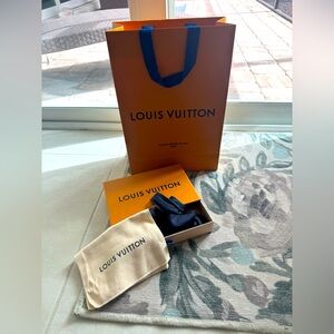 Authentic Louis Vuitton gift bag, dust bag and gift box